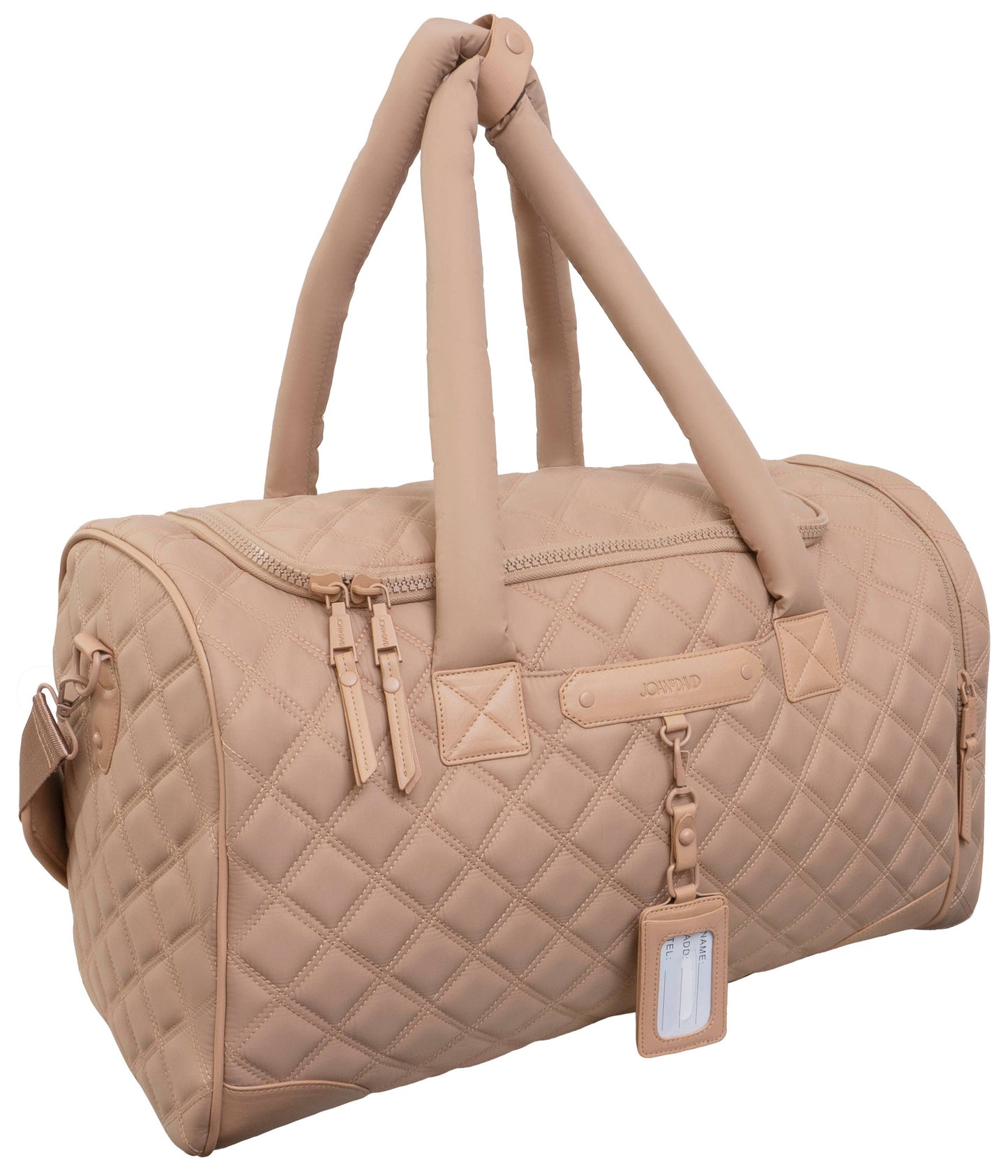 Diamond Quilted Parachute Nylon Duffel