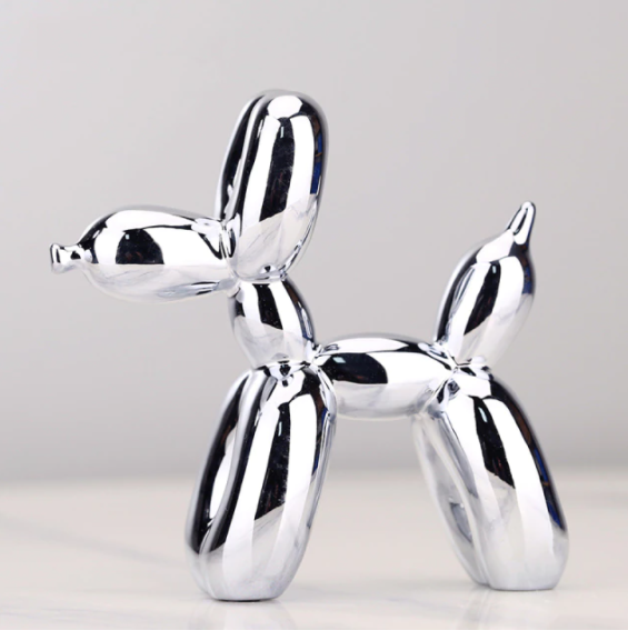 Electroplating Balloon Dog Sculpture