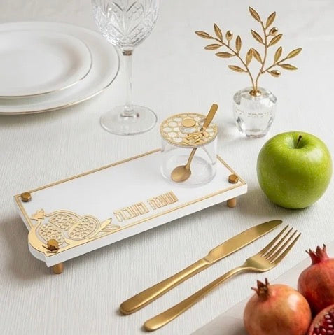 Lucite Honey Dish Tray