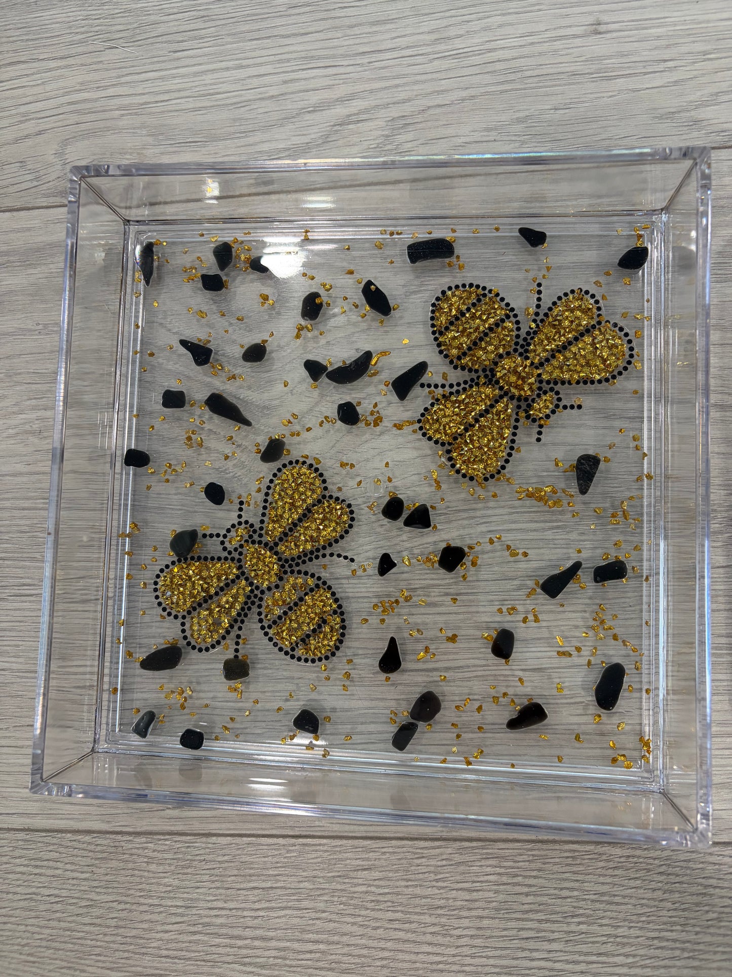 No More Sticky Honey Tray