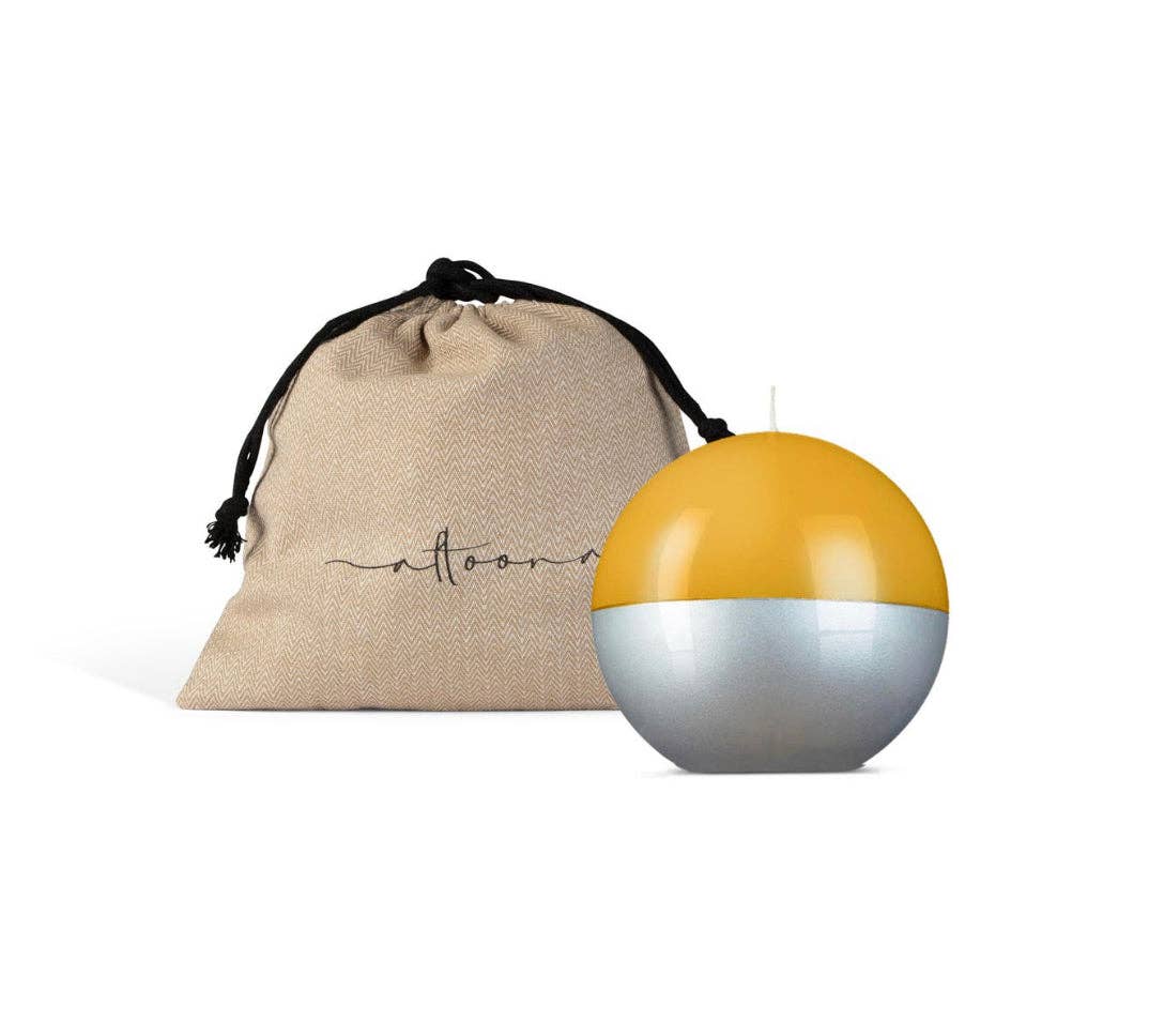 4 inch High Gloss “Metallic” Candle Sphere