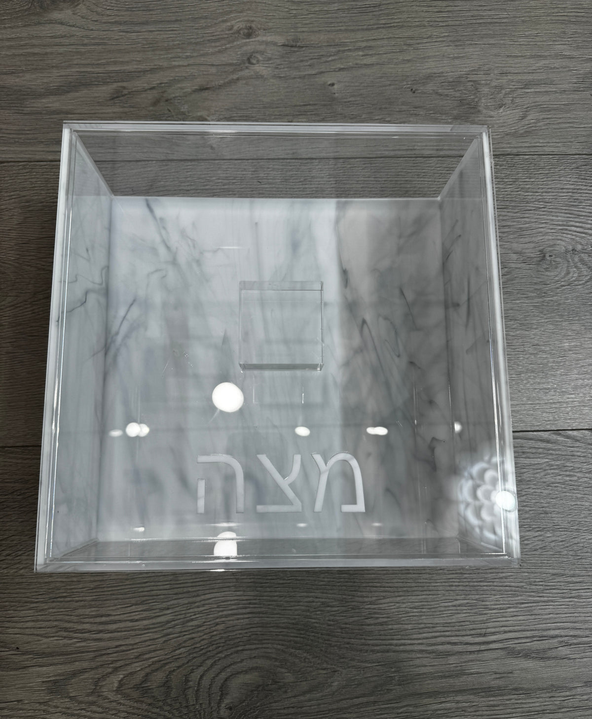Square Marble Matza Box – The Giving Tree