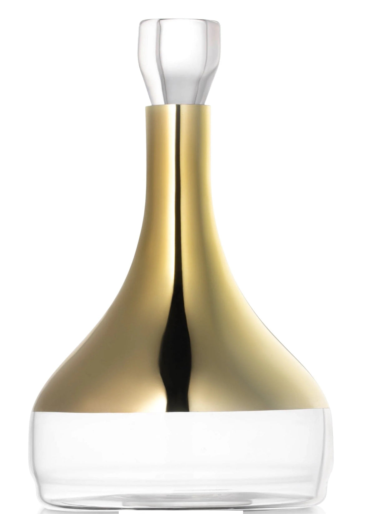 Classy Crystal Wine Decanter in black matte finish