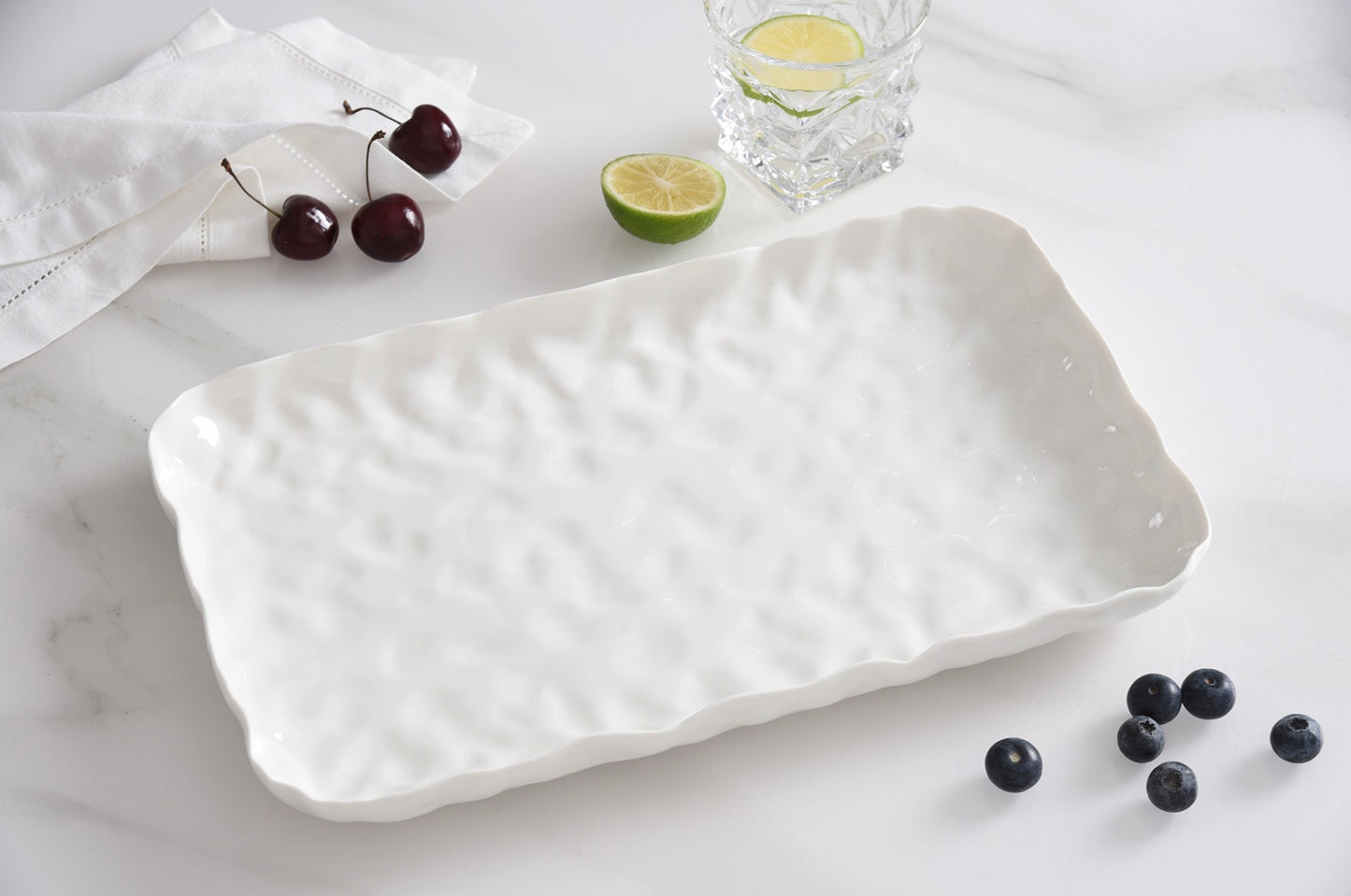 Medium White Platter