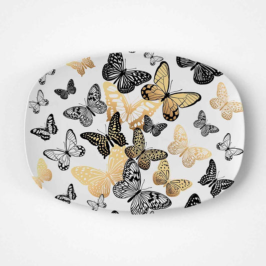 Butterflies Melamine Platter