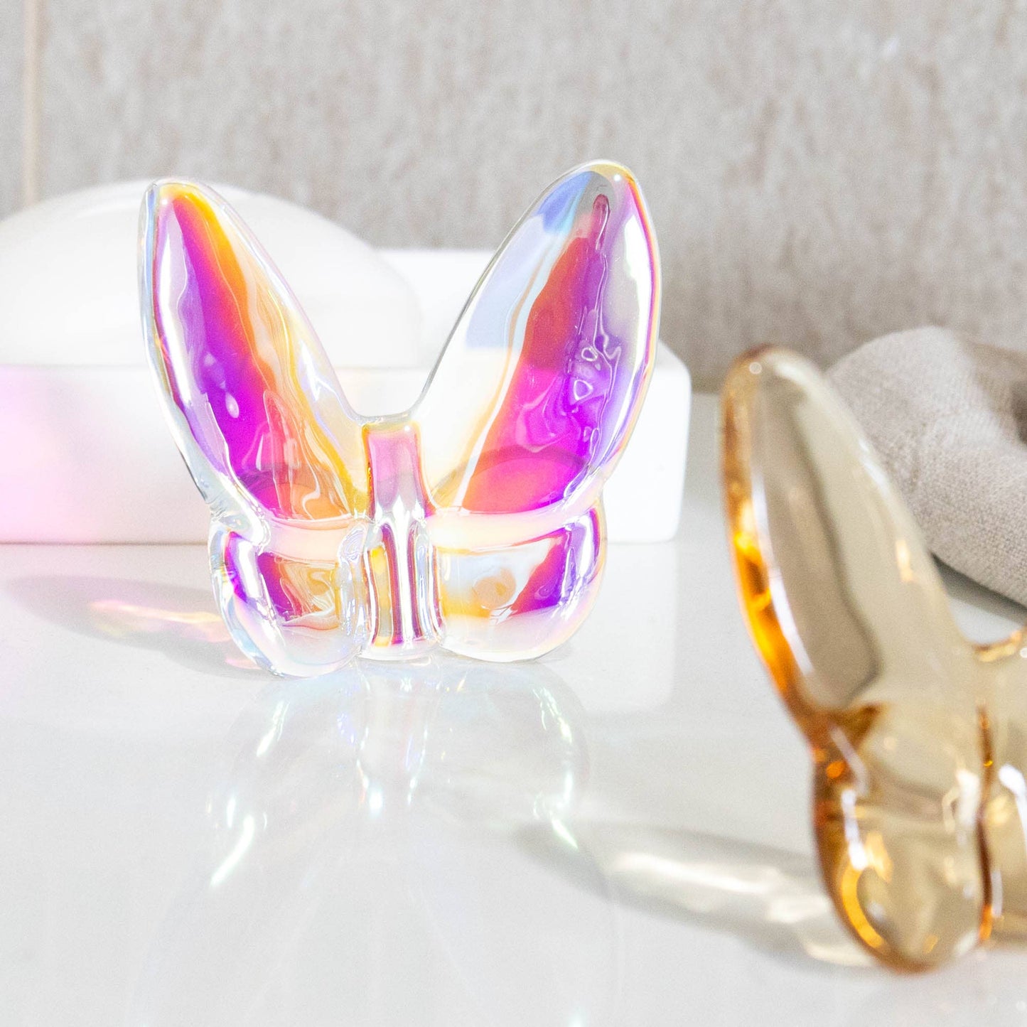 Le Mariposa Exclusive Crystal Butterfly Home Decor in Iridescent