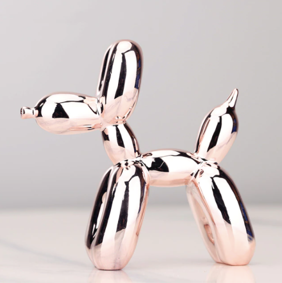 Electroplating Balloon Dog Sculpture