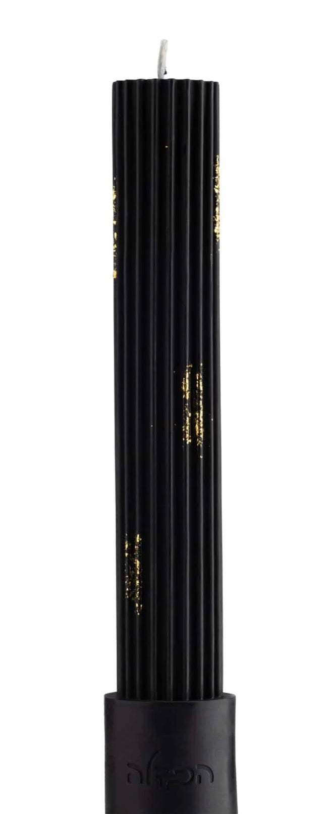 Ribbed Havdala Candle with Sparkle