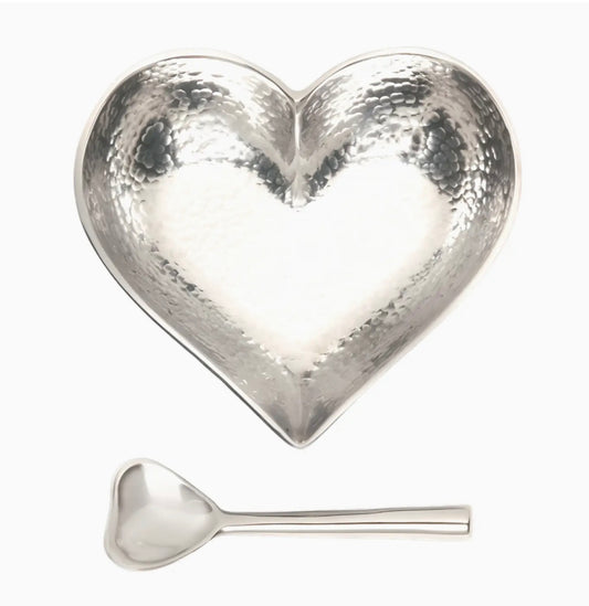 Hammered Heart Dish