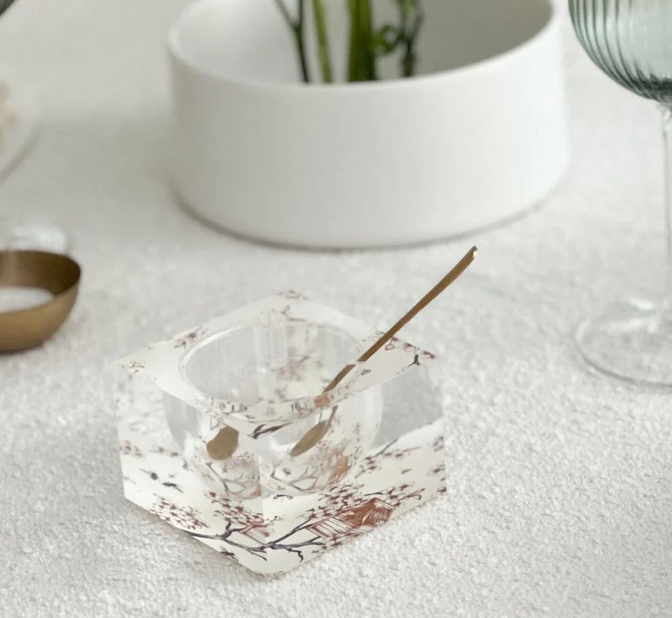 Toile Honey Dish