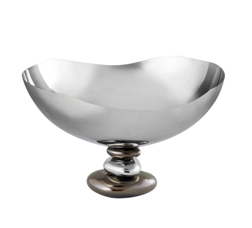 Pebble Gunmetal Flair Bowl