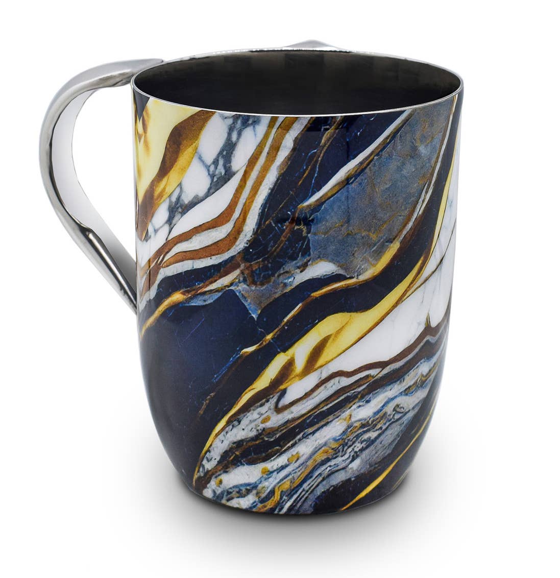 Blue Marble Wash Cup - Judaica