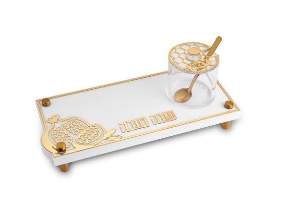 Lucite Honey Dish Tray