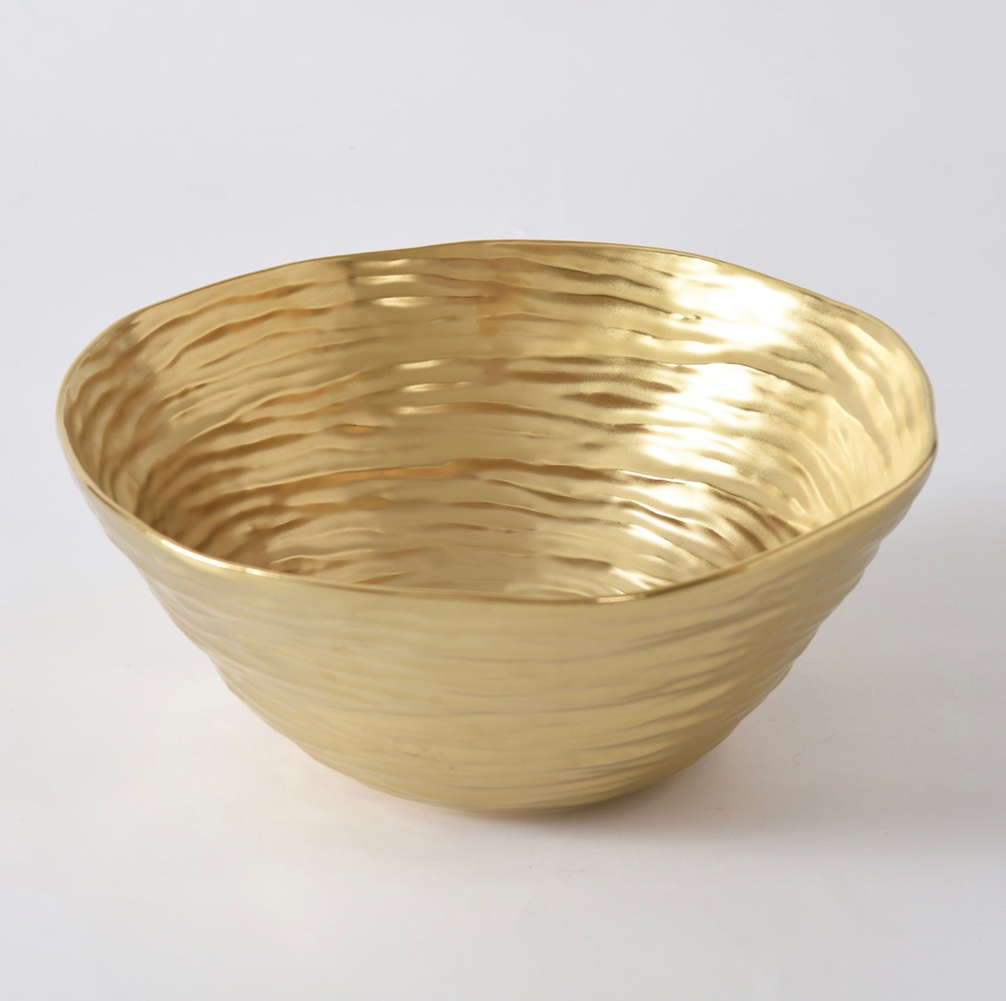 Extra Large Matte Gold Bowl