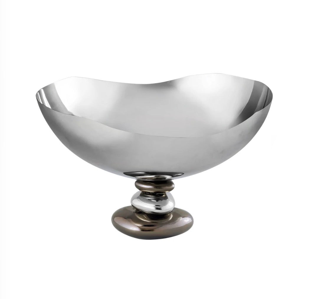 Pebble Gunmetal Flair Bowl