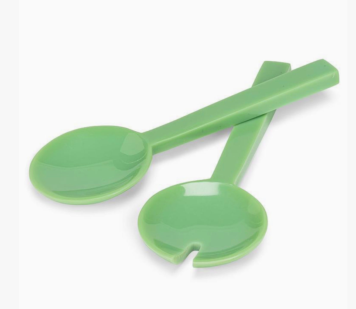 Resin Block Salad Servers