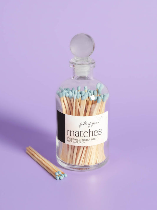 Full of Fire Powder Blue Matches