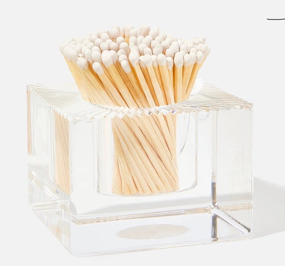Crystal Look Match Holder with Striker