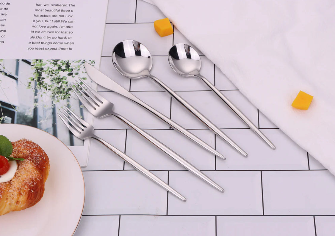 20 Pc silver Flatware Set of 4