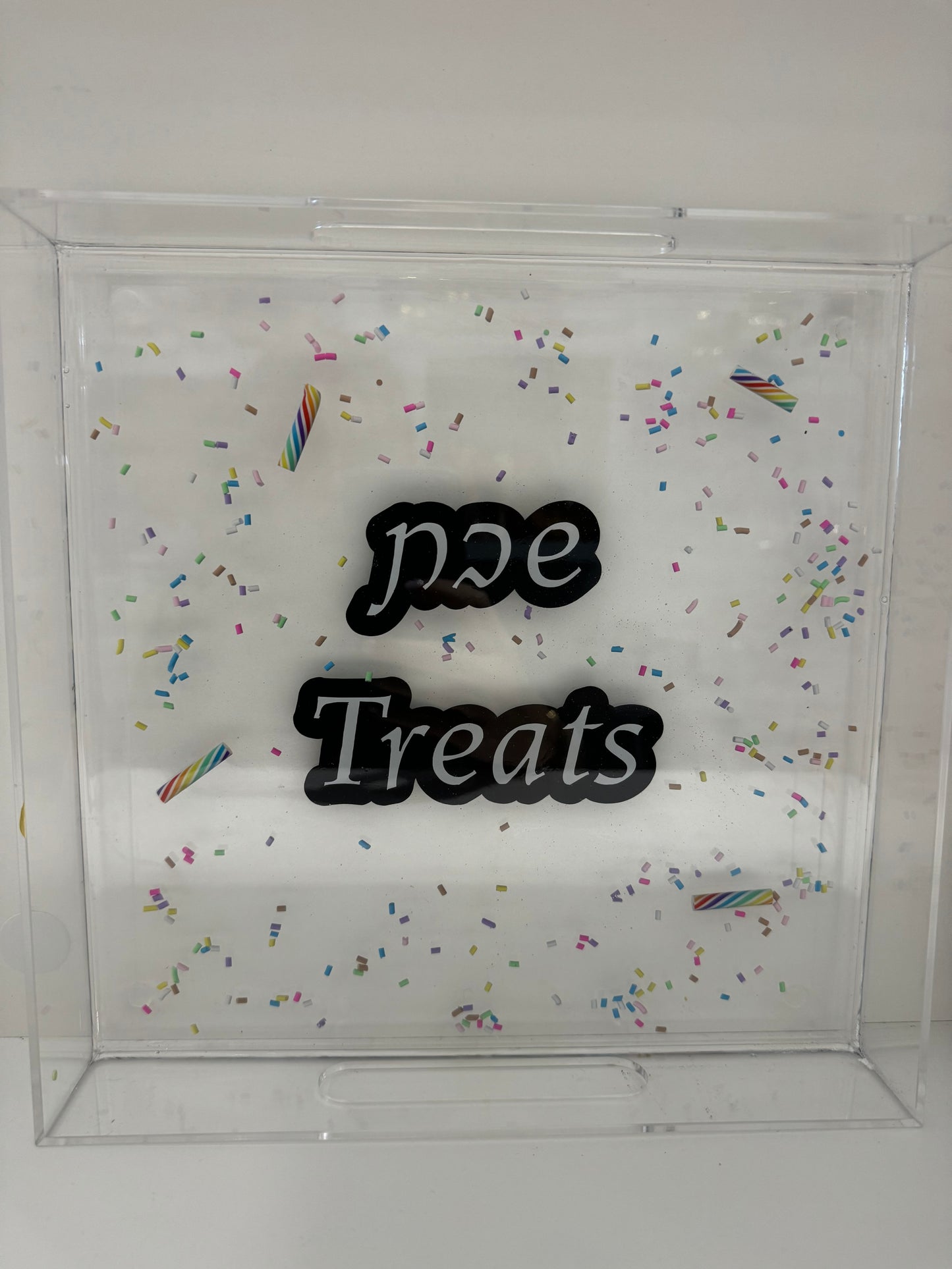 Shabbos Treats Acrylic Tray