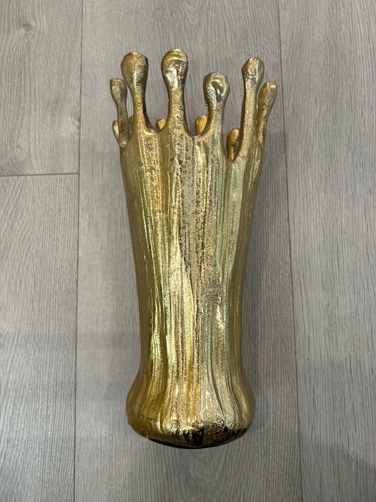 Gold Splatter Vase