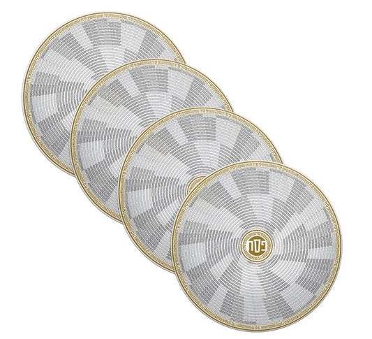 Geometric Acrylic Passover Chargers