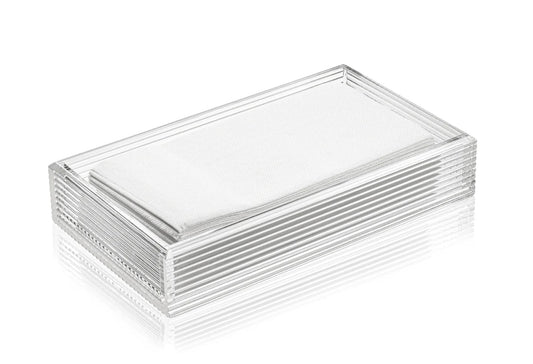 Acrylic Ribbed Guest Towel Holder