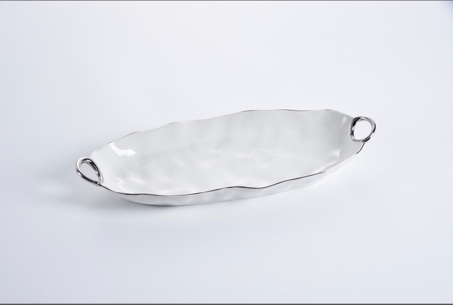 Long Server w/ Silver Handles