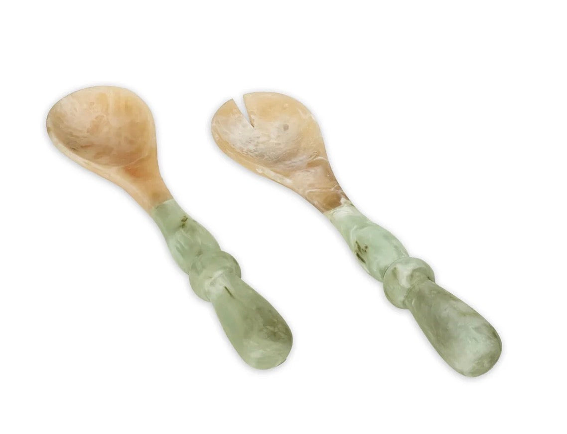 Resin Jade Bowl & Resin Bubble Servers