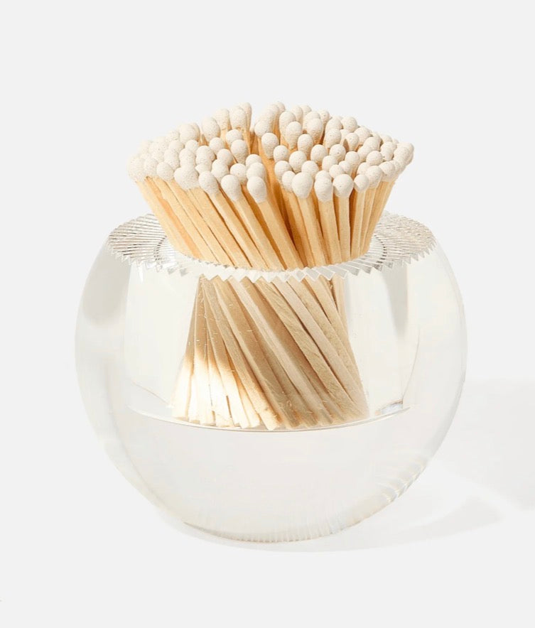 Crystal Look Match Holder with Striker
