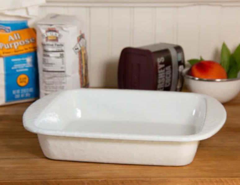 White Brownie Pan