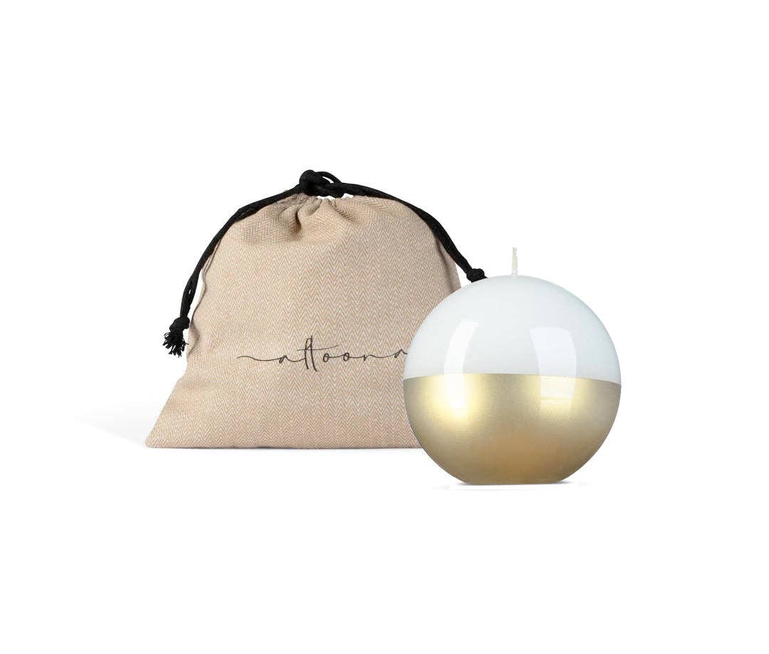 4 inch High Gloss “Metallic” Candle Sphere