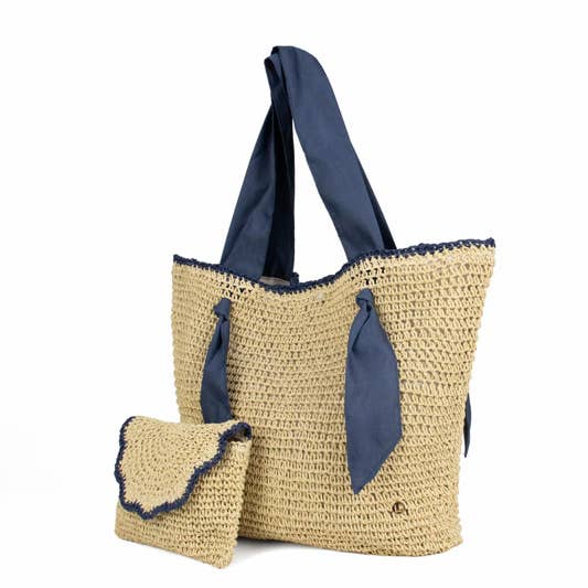 Raffia Kristina Tote Set