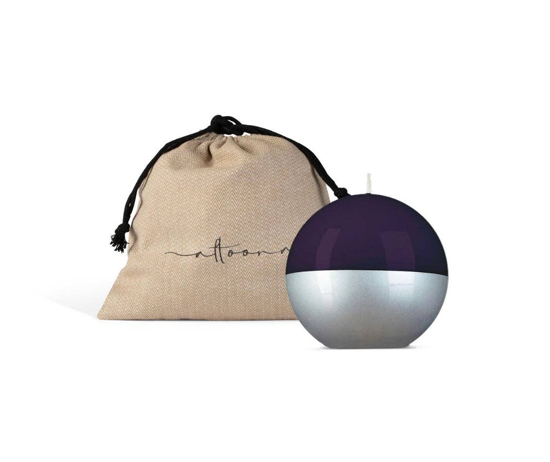 4 inch High Gloss “Metallic” Candle Sphere