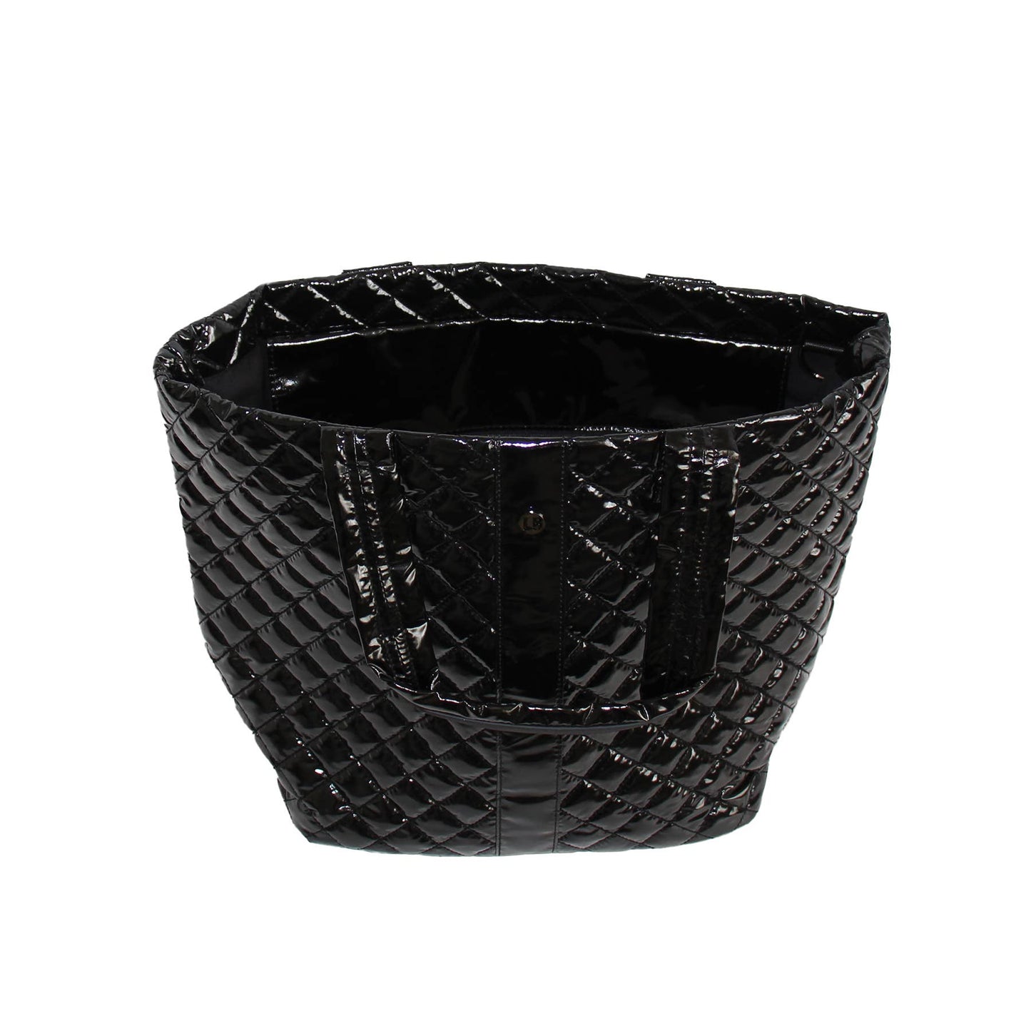 Diamond Tote Glossy Black