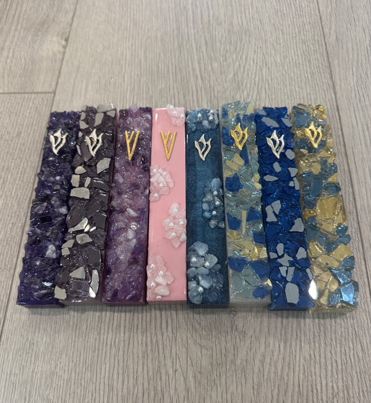 Energy Stone/ Glass Art Mezuza