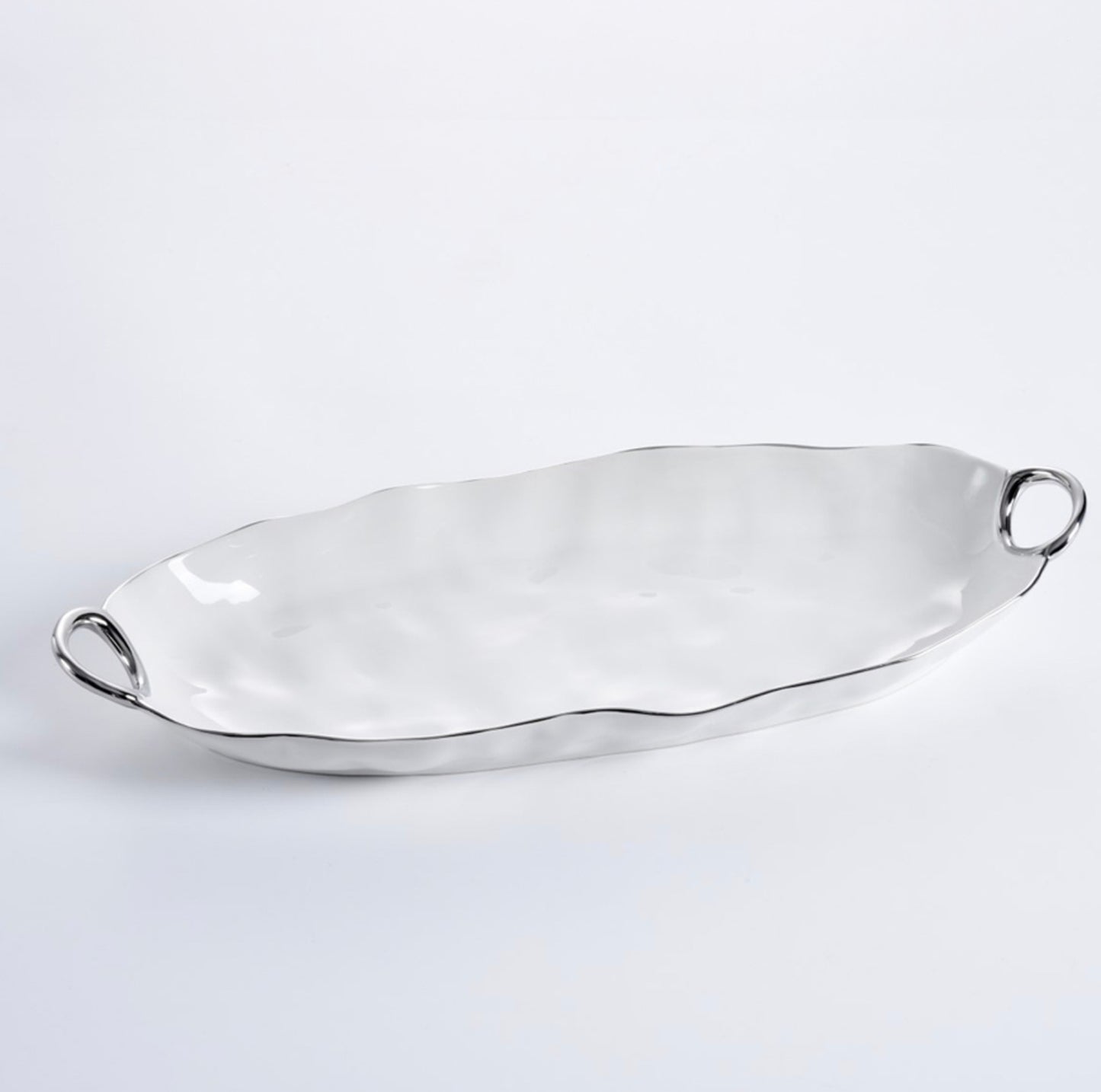 Long Server w/ Silver Handles