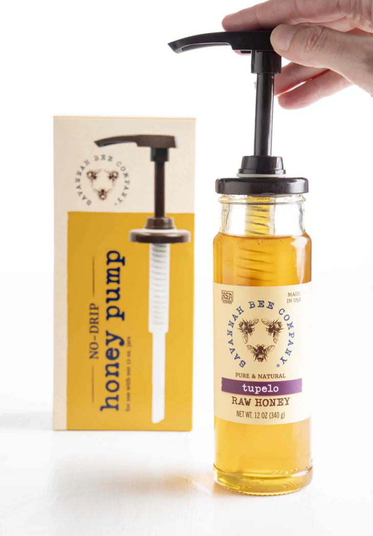 Savannah Honey Jar with Pump Dispenser