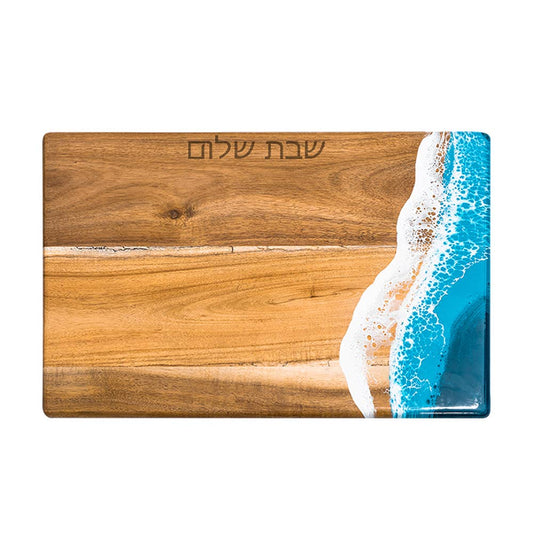 Acacia Epoxy Challah Board