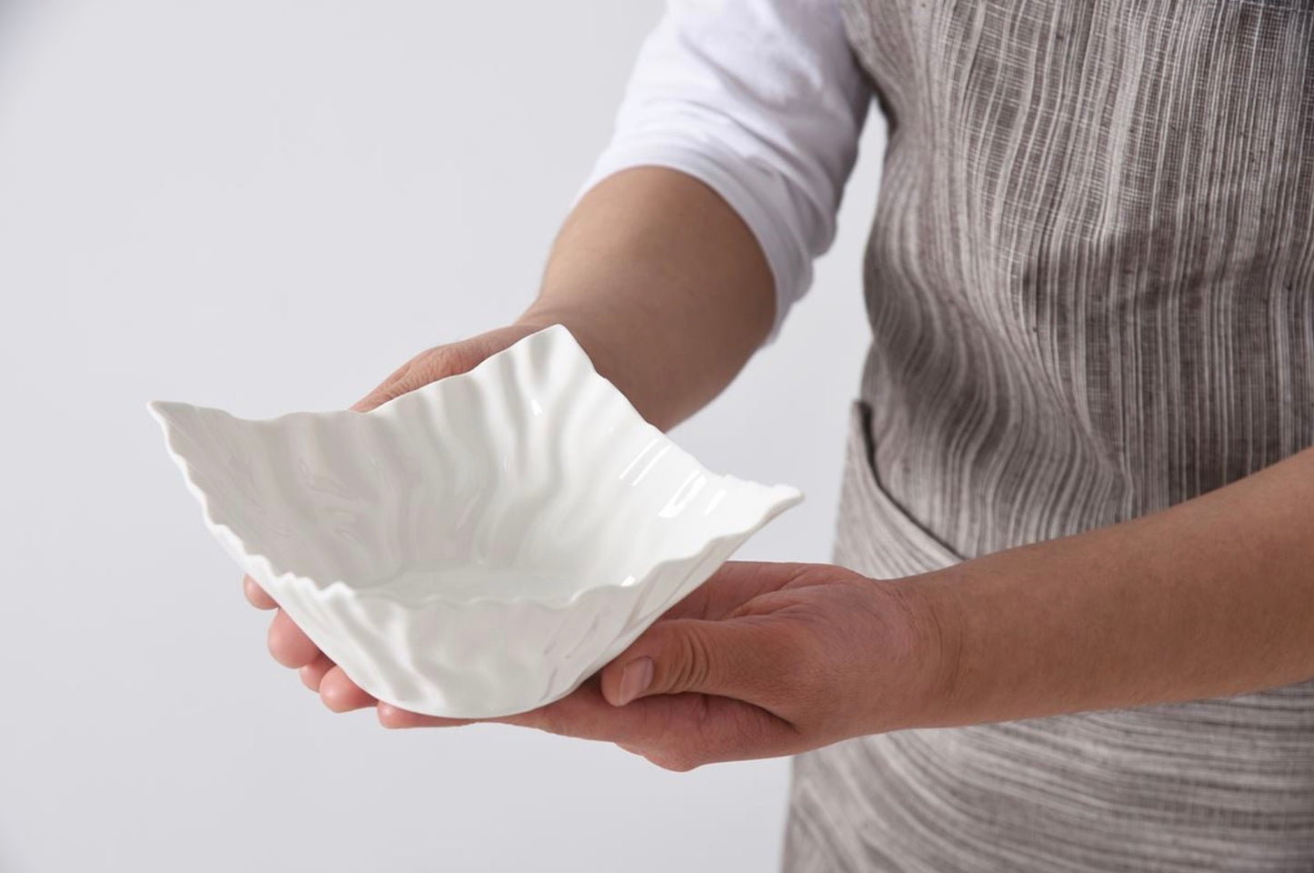 Square snack/dip bowl