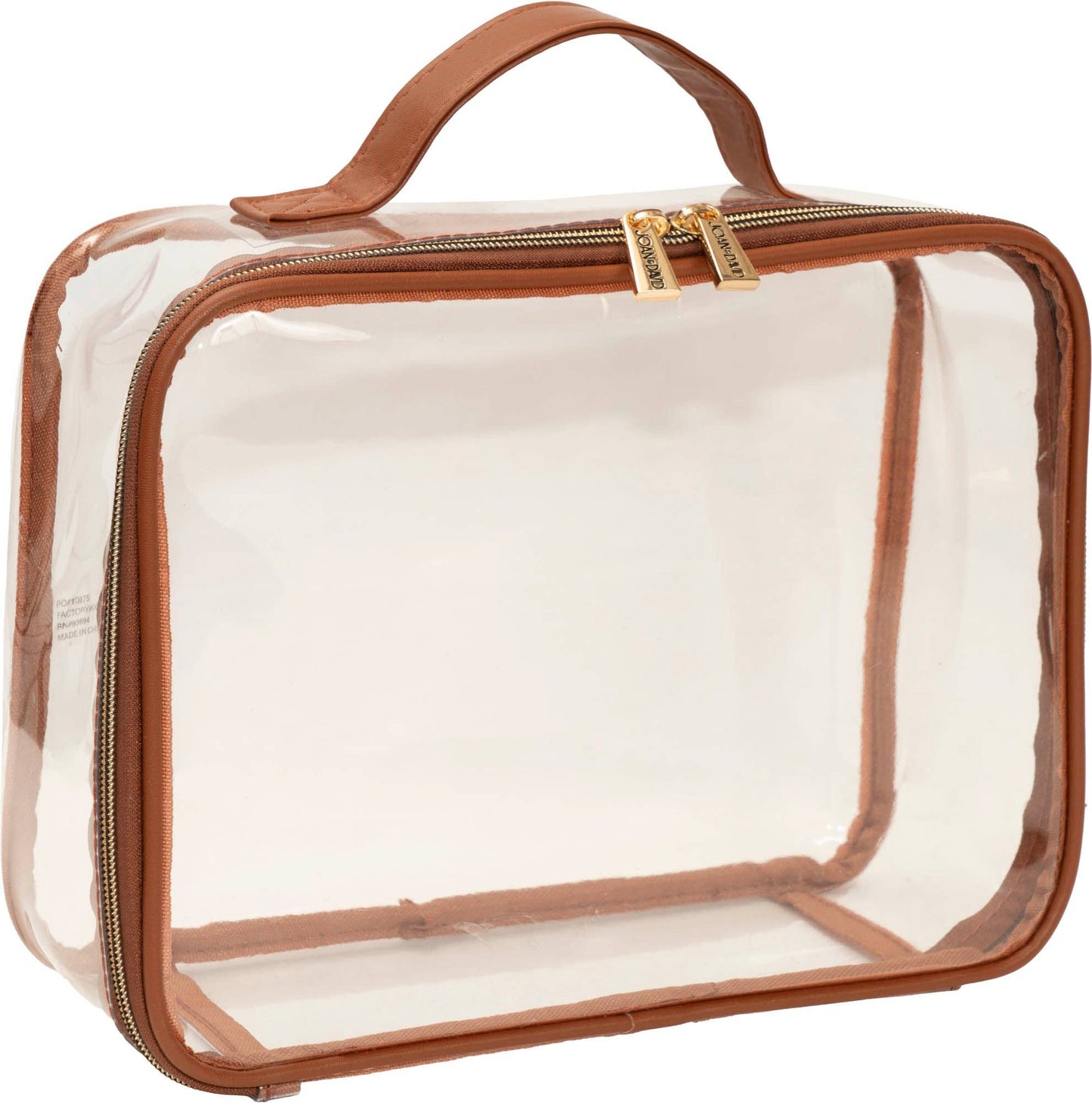 Quilted 4 Piece Cosmetic Bag Set