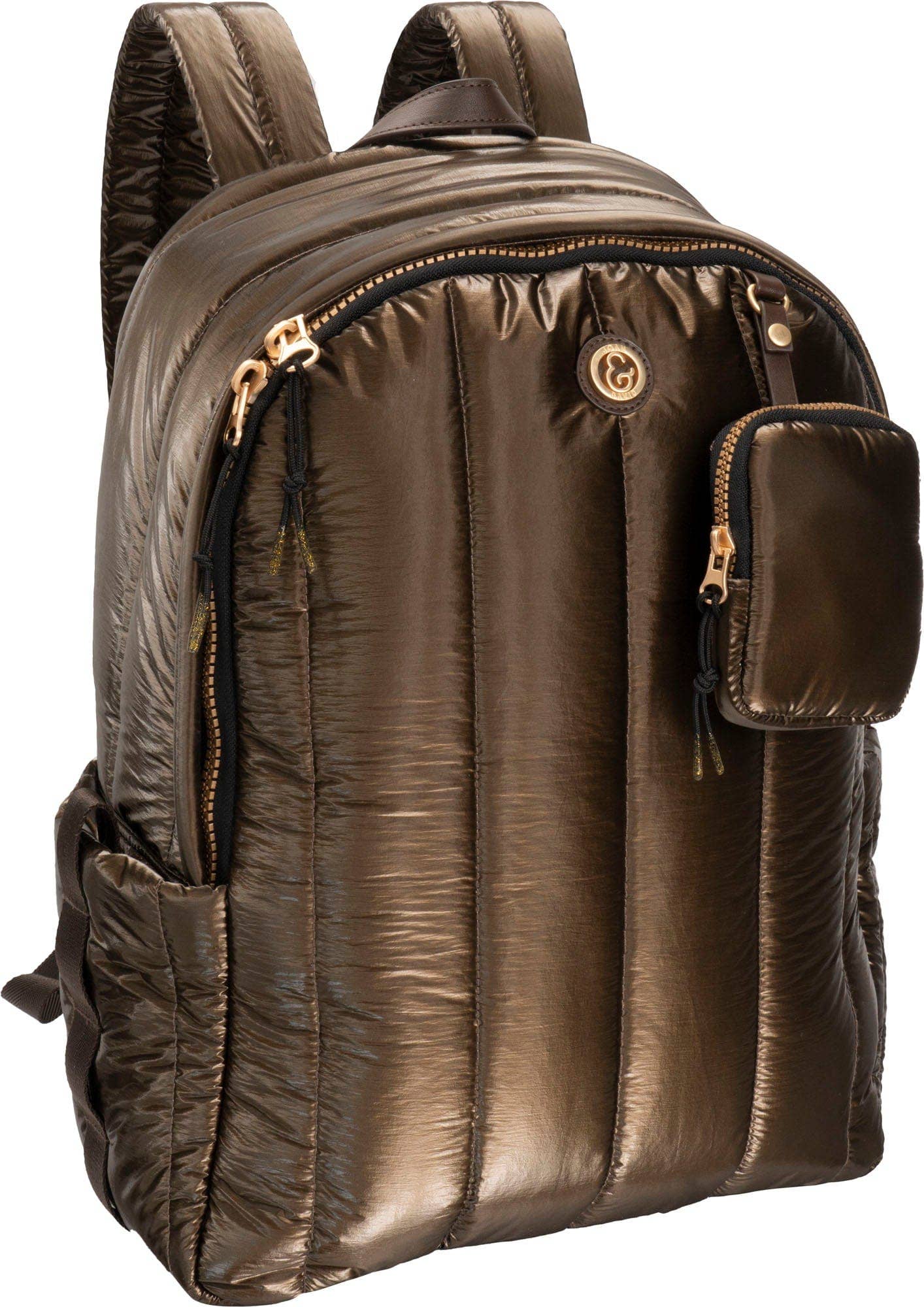 Quilted Metallic Workbook Backpack