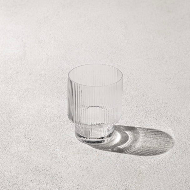 Ribbed Rocks Glass