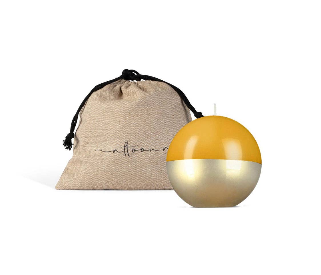 4 inch High Gloss “Metallic” Candle Sphere