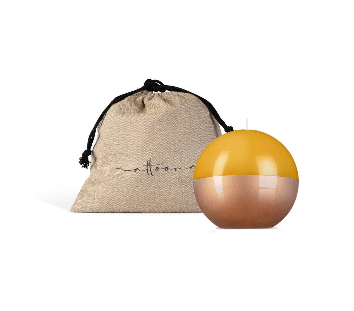 4 inch High Gloss “Metallic” Candle Sphere