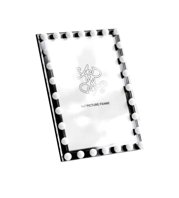 Black and White Bubble Picture Frame