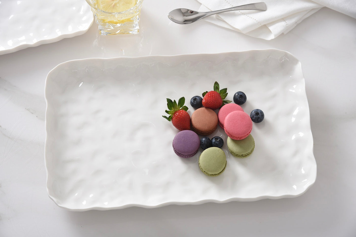 Medium White Platter