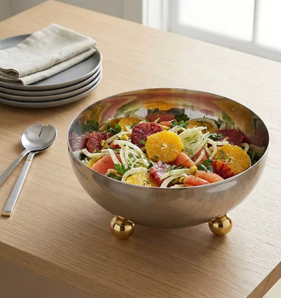 Gold Ball 12” s/s Salad Bowl