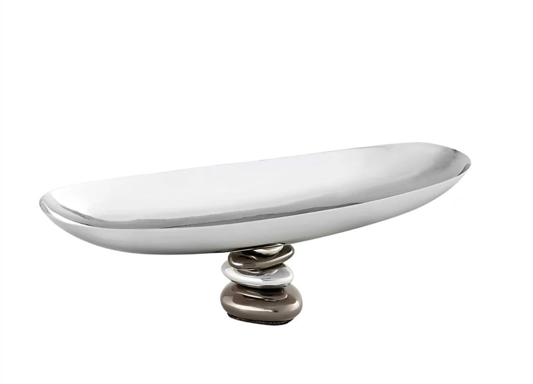 Pebble Footed Oval Platter