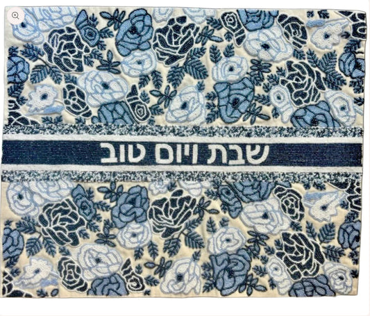 Hand Beaded J’adore Challah Cover